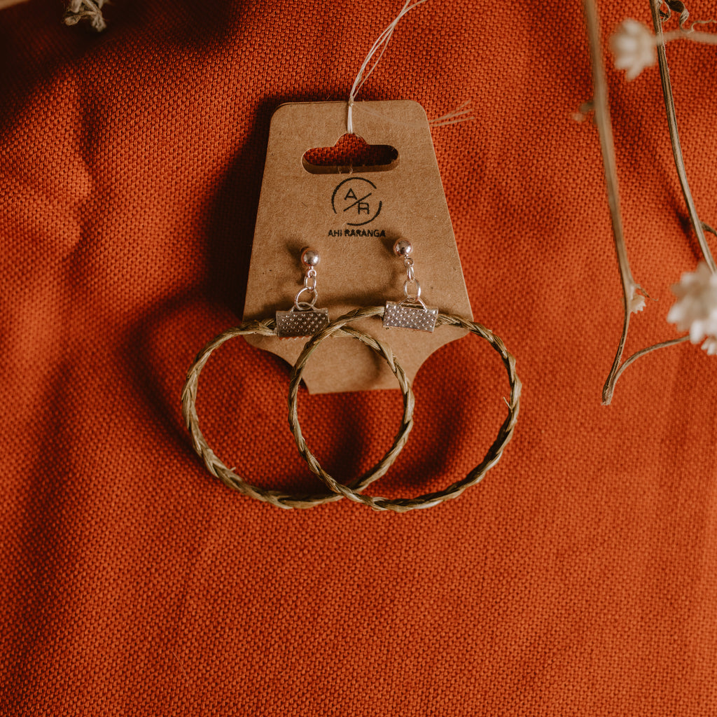 Ahi Hoop Earring
