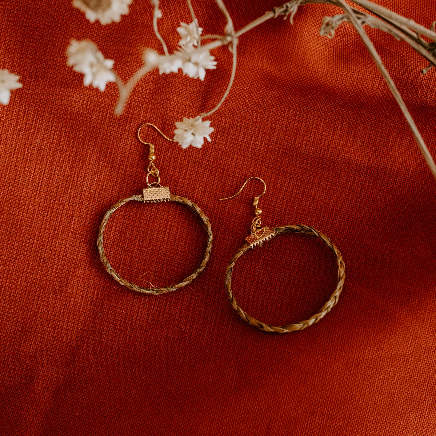 Ahi Hoop Earring